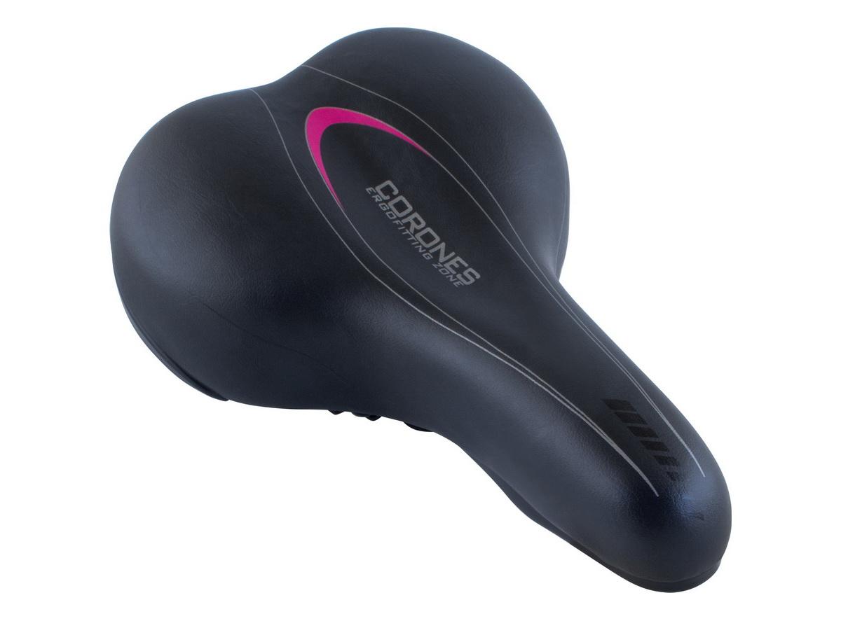 Sedlo mtb prety woman crno ljubičaste šare