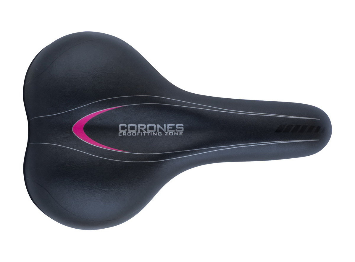 Sedlo mtb prety woman crno ljubičaste šare