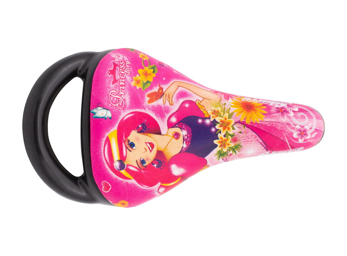 Sedlo za dečiji bicikl sa drškom hentai roze