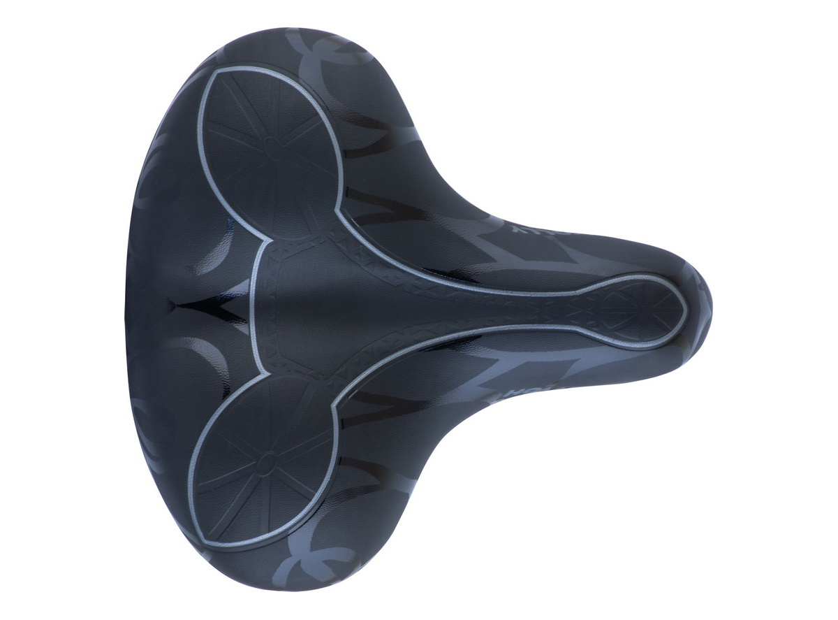 Sedlo holly city komfort sa duplim oprugama crno