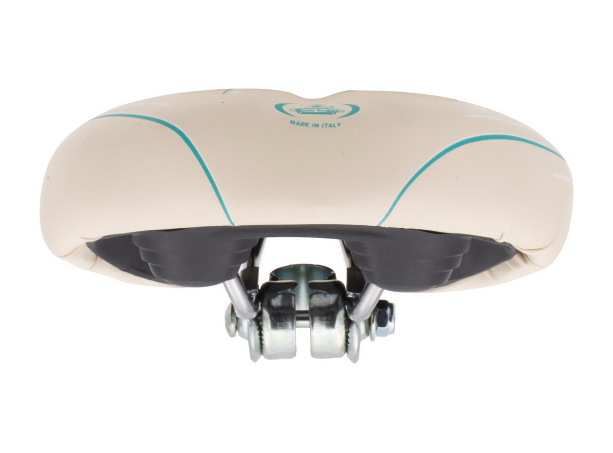 Sedište za bicikl Route Monte Grappa belo tirkiz