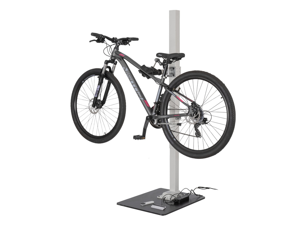 Pneumatsko hidraulična dizalica za bicikel bela