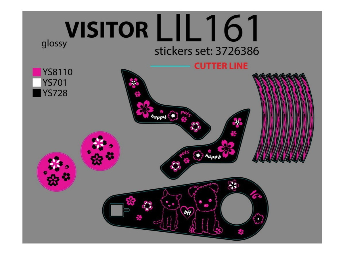 NAL.P.VEN lil161 liloo 16 set nalepnica 2022