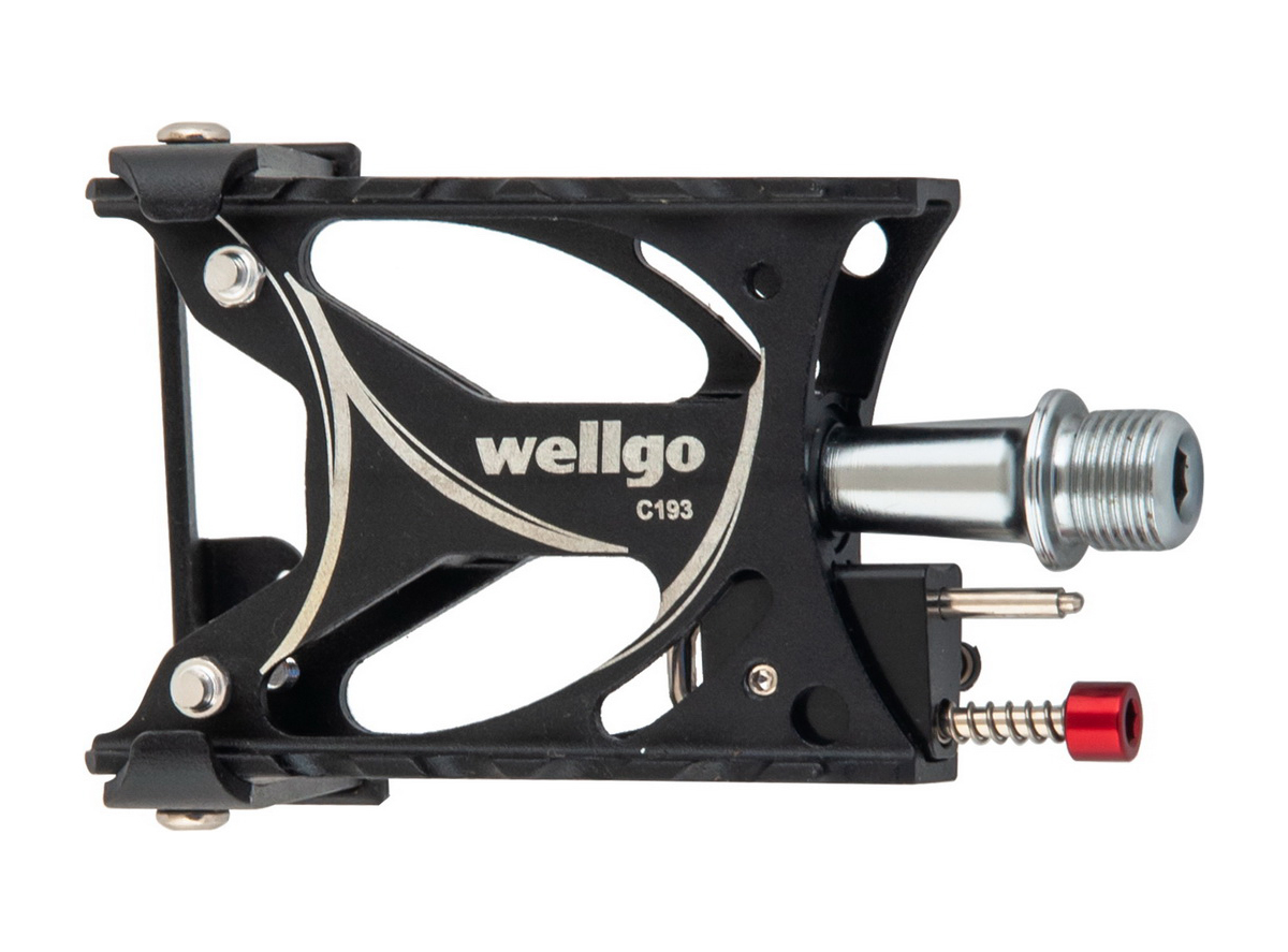 Pedala-nogar wellgo patent alu crna sa cnc obradom c193 tw