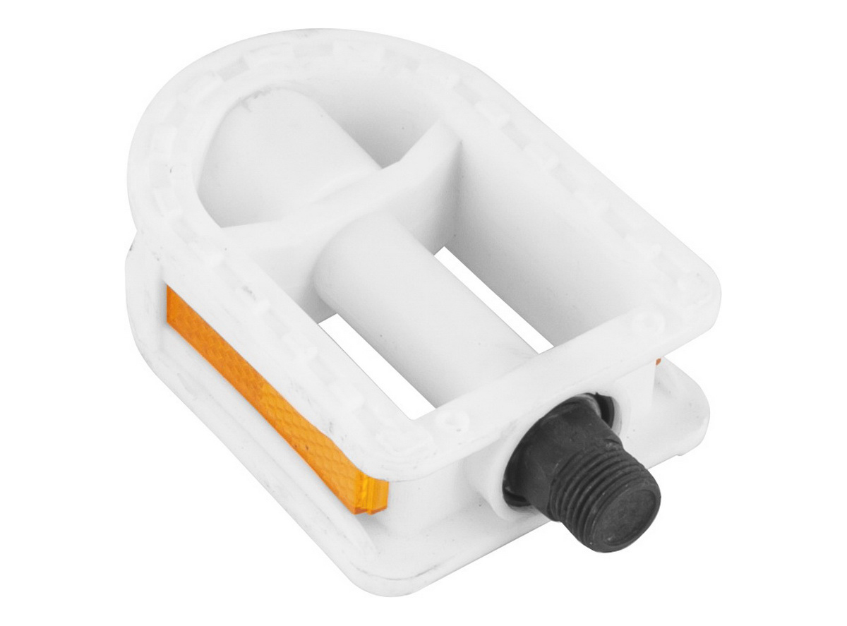 Pedala dečja pvc bela bez ležaja 9/16” širi navoj 92 x 55 mm