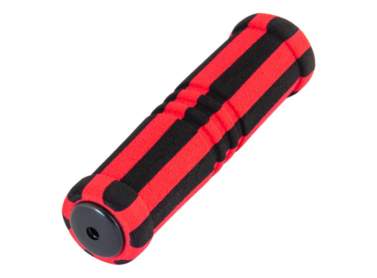 Sunđer ručke prugaste crveno-crne 125mm