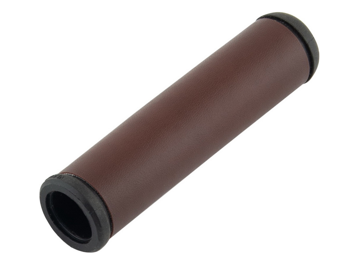 Ručke volana cowhide šivene eko koža braon 125mm