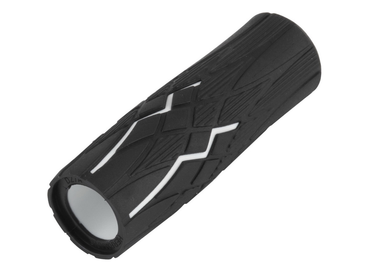 Ručke volana herrmans dude kraće crno bele 90mm