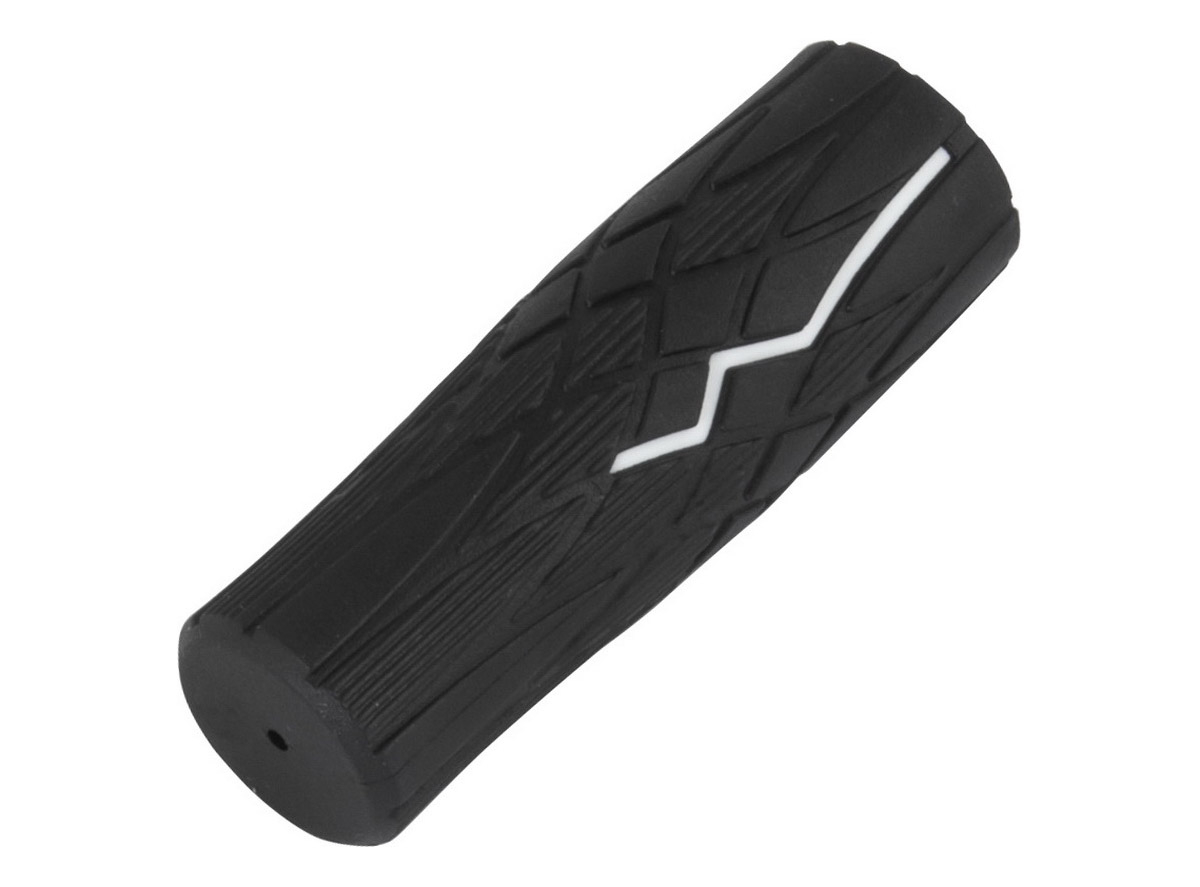 Ručke volana herrmans dude kraće crno bele 90mm