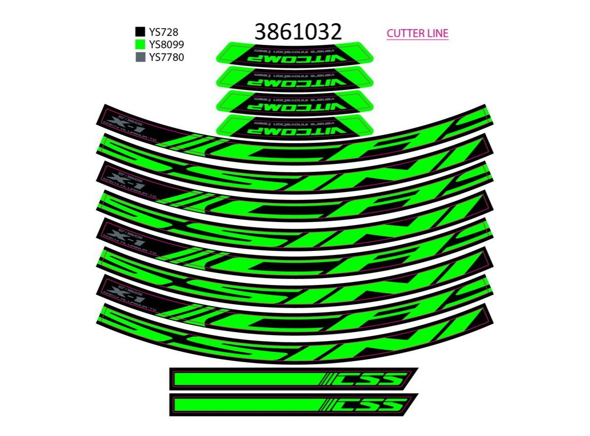 NAL.P.KIN .t+g 20x1.m neon zelene ys8099 2021 !