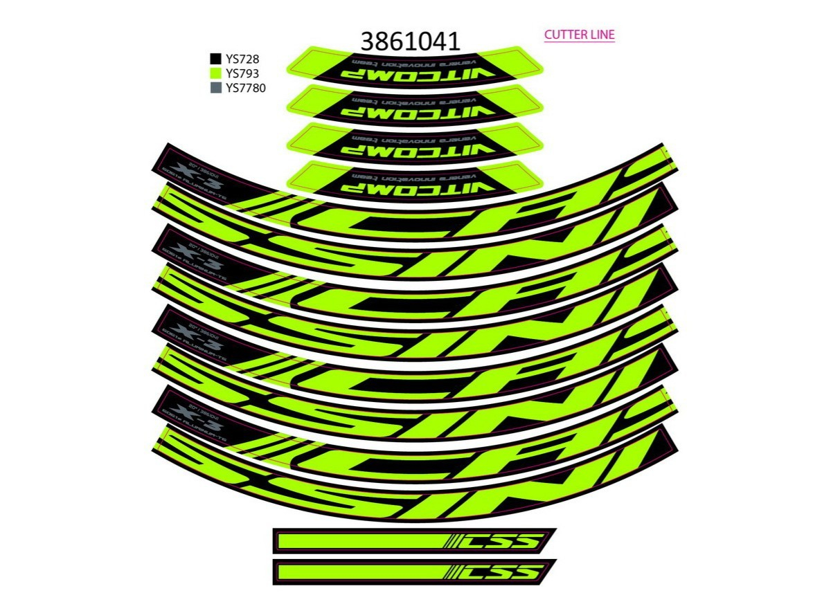 NAL.P.KIN t+g 20x3.m neon zute ys793 2021 !