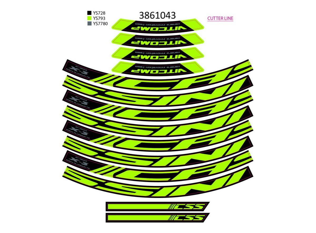 NAL.P.KIN t+g 24x3.m neon zute ys793 2021 !