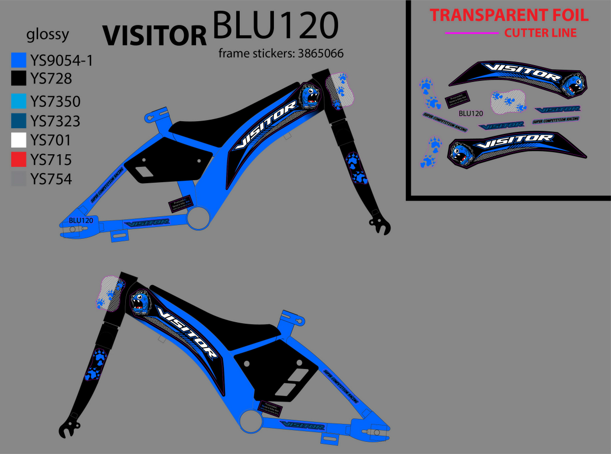 NAL.P.RAM.VEN sticker blu120 2021 @@@