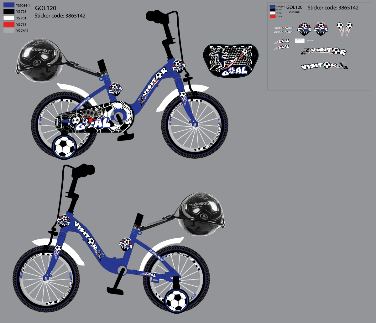 NAL.P.RAM.VEN sticker gol120 2021 @@@