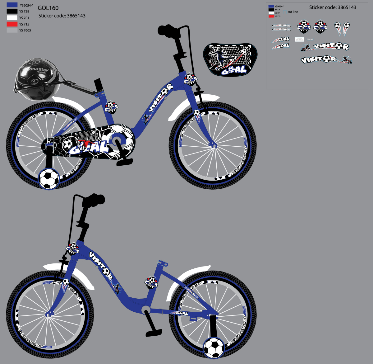 NAL.P.RAM.VEN  sticker gol160 2021 @@@