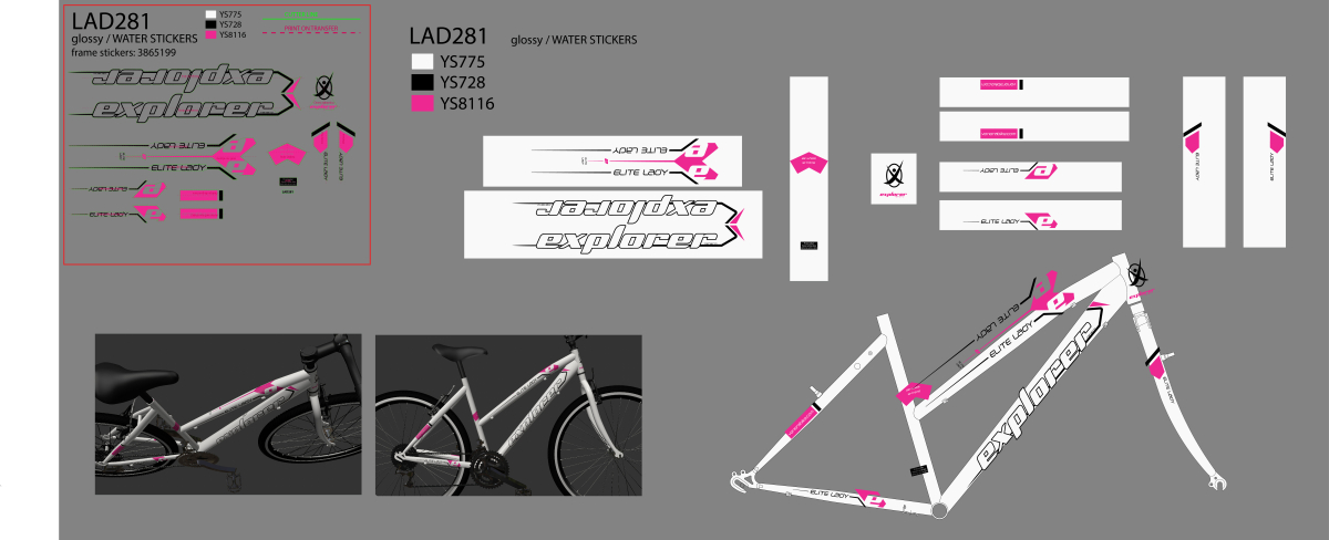 Lad281 28/19 F.RAM CASSINI za explorer lady beli 2021 @@