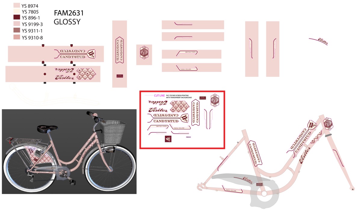 NAL.P.VEN SET PVC STICKERA ZA FAM2631 2022 !