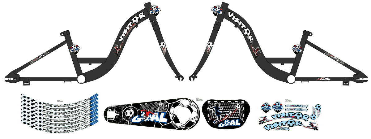 GOL202DMTVKK/24AK14P1/20"11" F.RAM CASSINI ZA  VISITOR GOAL