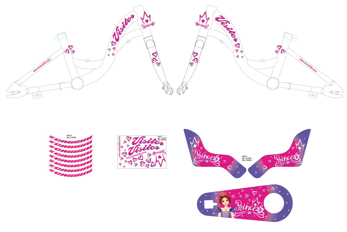 NAL.P.RAM.VEN STICKER PRI122DZTVKK/24AK9P14/12"7"