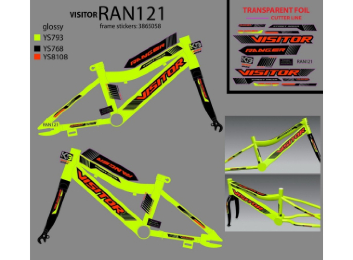 NAL.P.RAM.VEN RAN122DMTVKK/201R5P;/12"8" NAL.RAM PVC STICKER RAN121 2026 CASSINI  STR 3865058