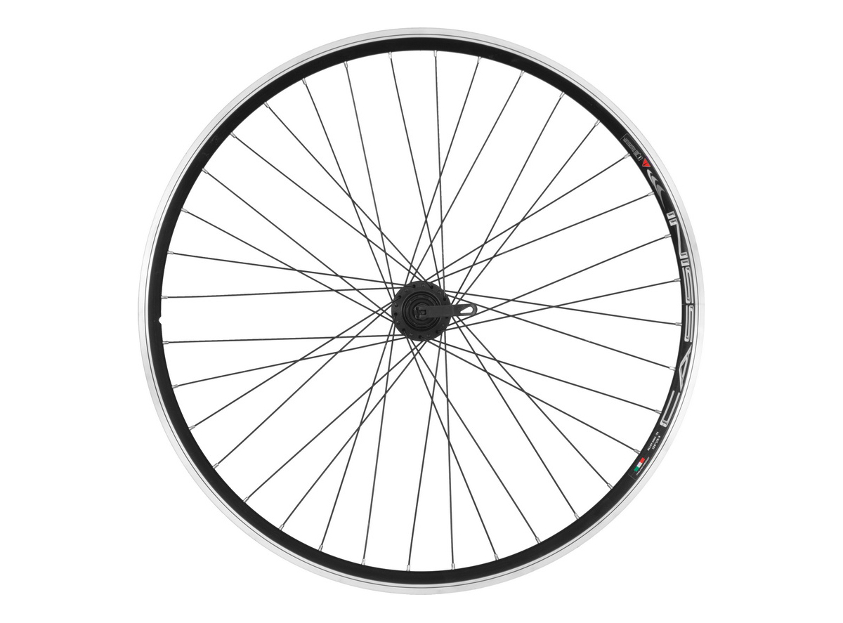 Zadnji tocak.28x1.3/8 dupli zid crni za disk kaseta shunfeng brzo skidajuca