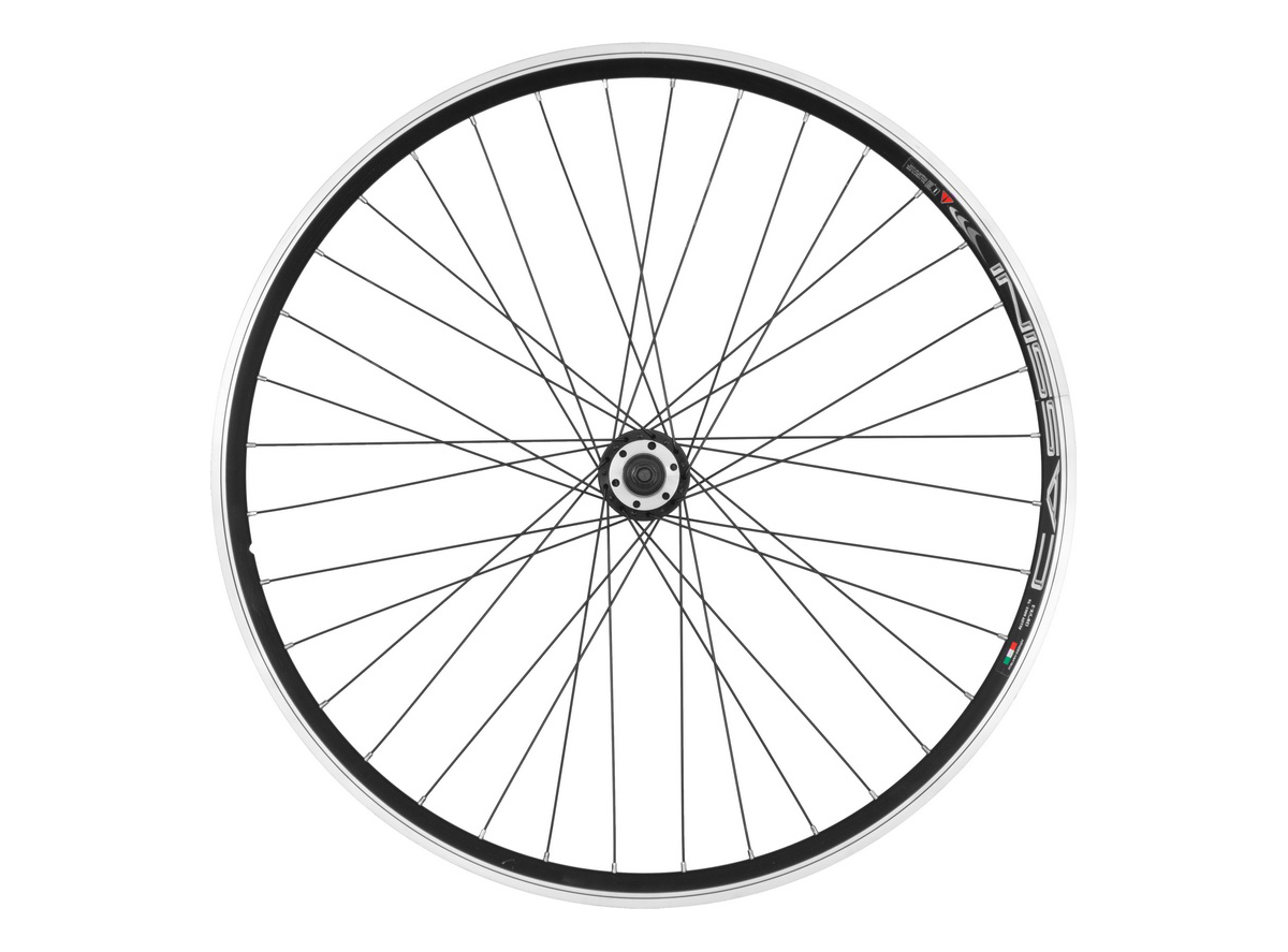 Prednji tocak.28x1.3/8" dupli crni alu glava joytech disk