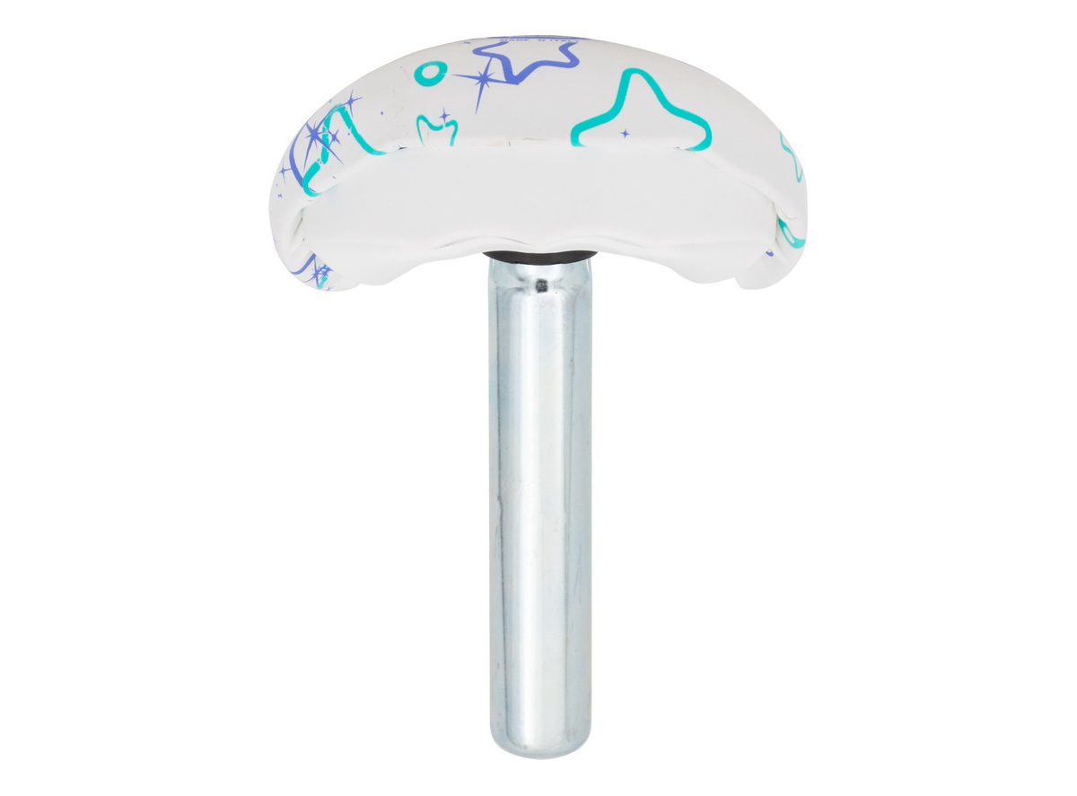 Dečije sedište za bicikl 12 Monte Grappa belo tirkiz Cosmic princess