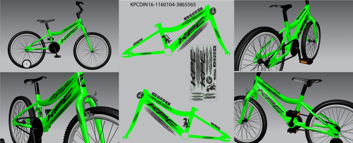 NAL.P.RAM. VEN 162DMTVKK/251R10P1/16"9" 16" SAFETY KPC ZELENI RAPTOR 2025 EUR1