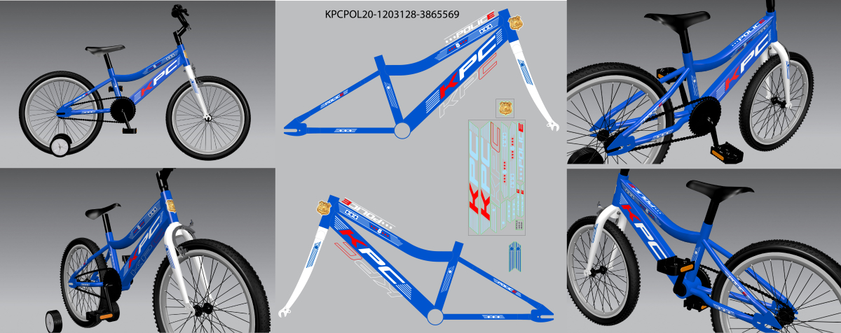 NAL.P.RAM. VEN 202DZTVKK/251R10P8/10" 20" SAFETY KPC PLAVI POLICE 2025 EUR1