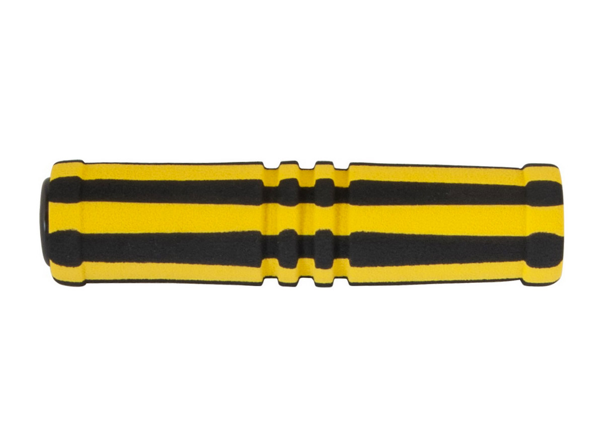 Sunđer volan ručke prugaste žute-crne 125mm