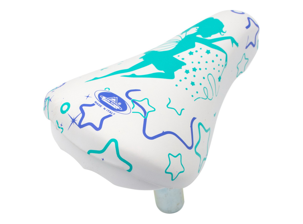 Dečije sedište za bicikl 12 Monte Grappa belo tirkiz Cosmic princess