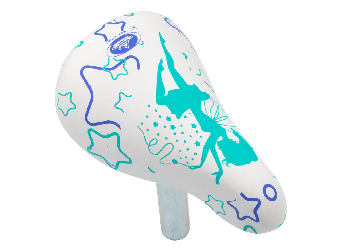 Dečije sedište za bicikl 12 Monte Grappa belo tirkiz Cosmic princess