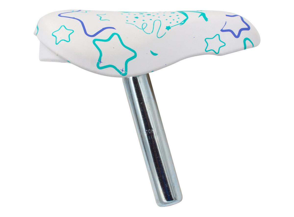 Dečije sedište za bicikl 12 Monte Grappa belo tirkiz Cosmic princess