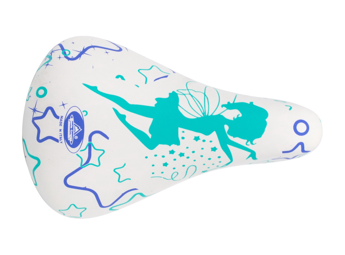 Dečije sedište za bicikl 12 Monte Grappa belo tirkiz Cosmic princess