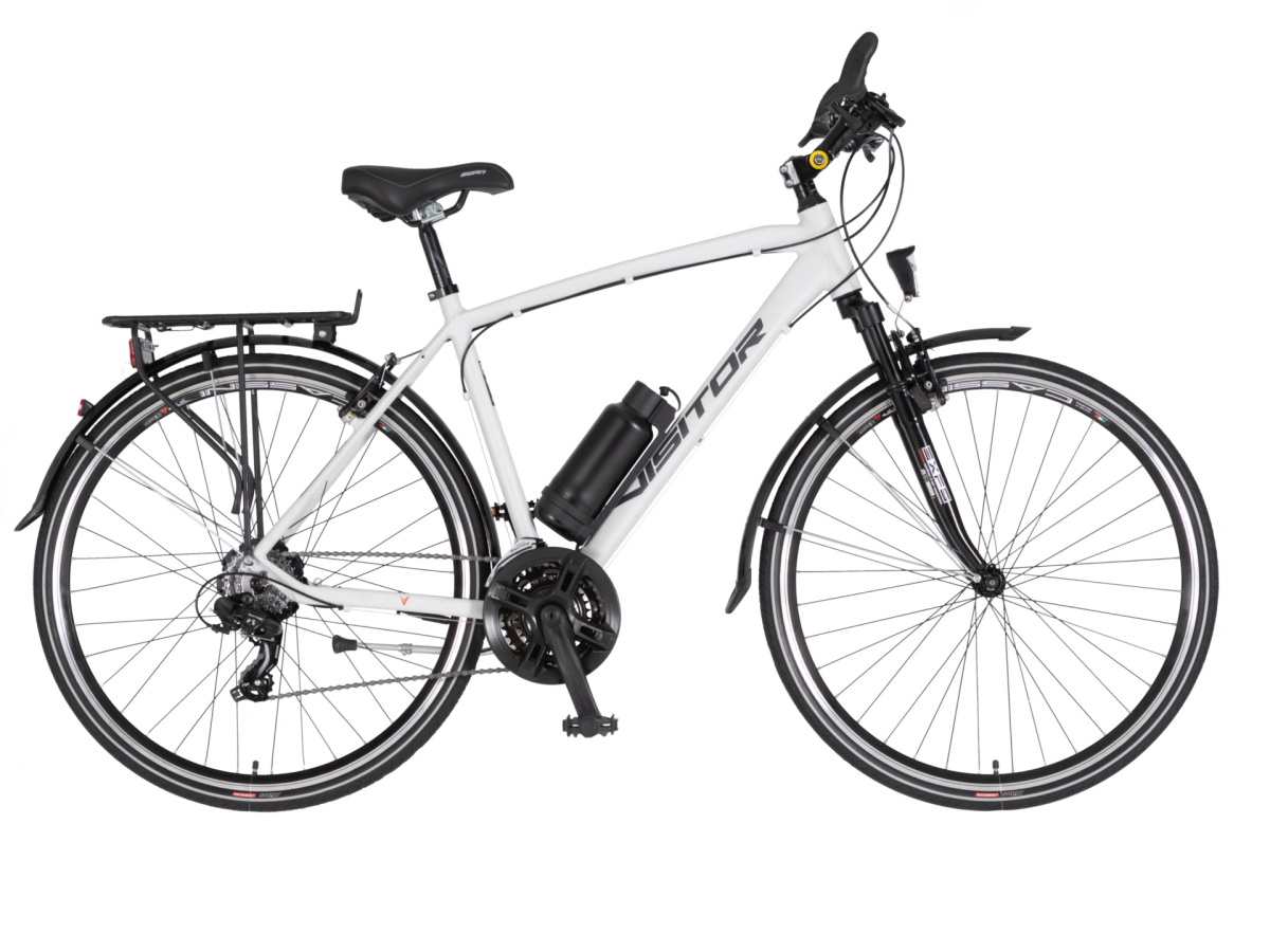 E-bicikl Visitor Terra man sive boje