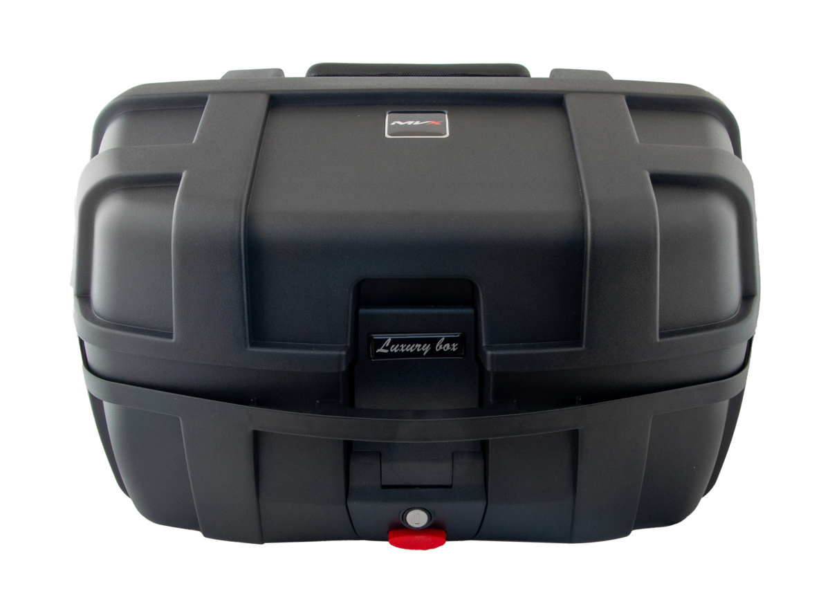 Kofer za motor zadnji crni sa naslonom 50L 57.5X44.5X32.5CM