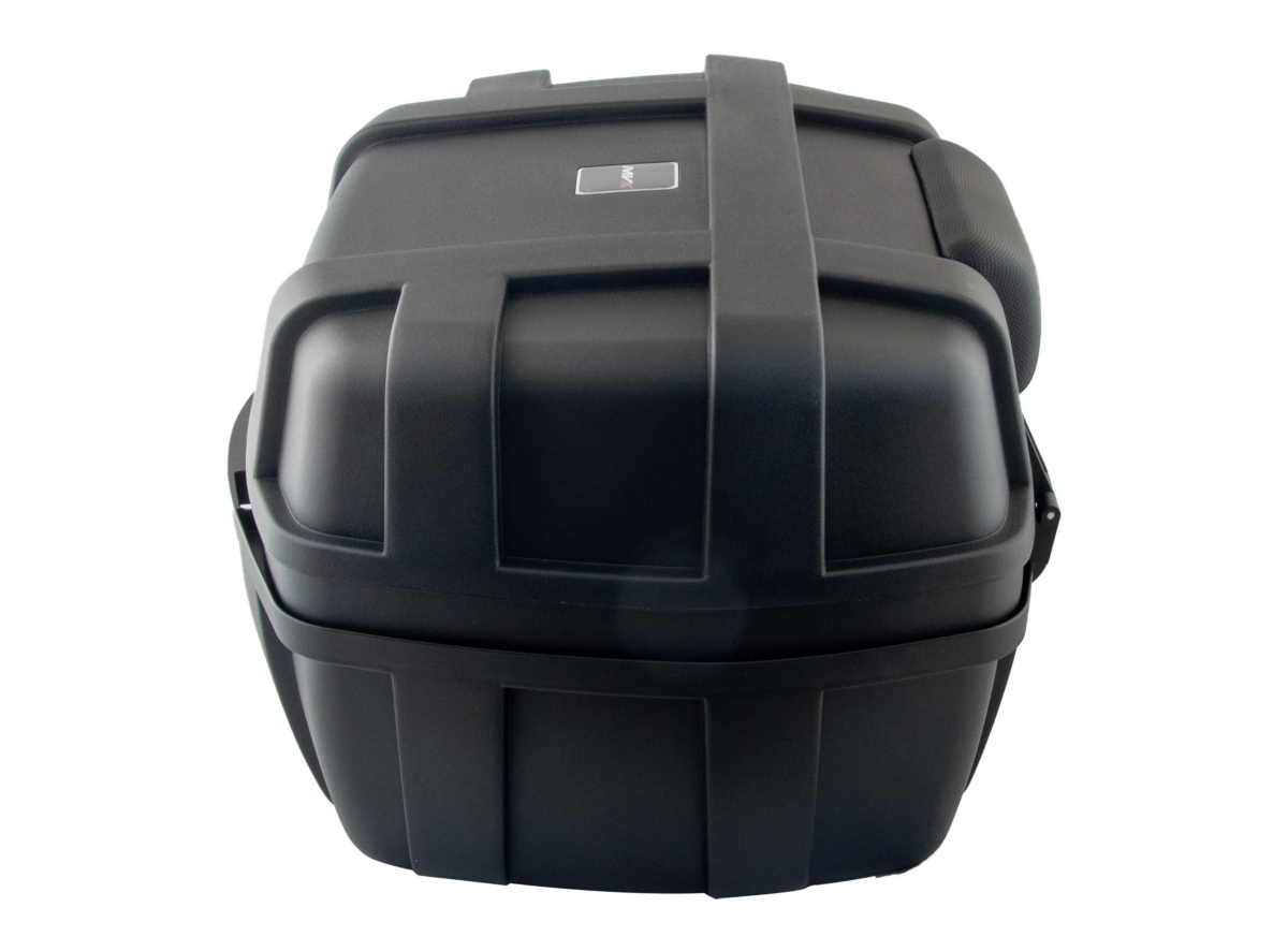 Kofer za motor zadnji crni sa naslonom 50L 57.5X44.5X32.5CM