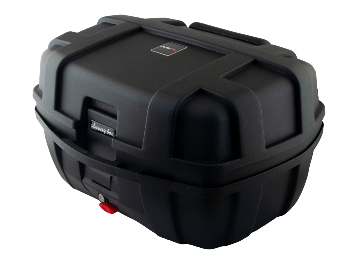 Kofer za motor zadnji crni sa naslonom 50L 57.5X44.5X32.5CM
