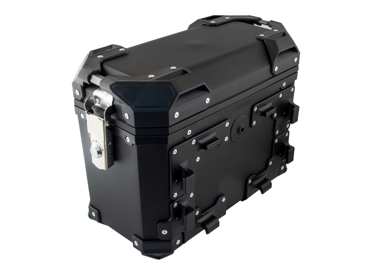 Set bočnih kofera za motor crni sa univerzalnim nosačem 28L 60X33X39CM