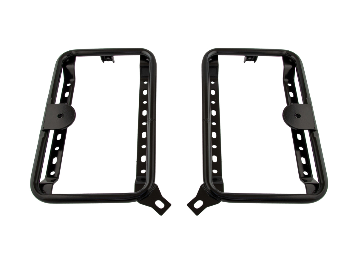 Set bočnih kofera za motor crni sa univerzalnim nosačem 28L 60X33X39CM