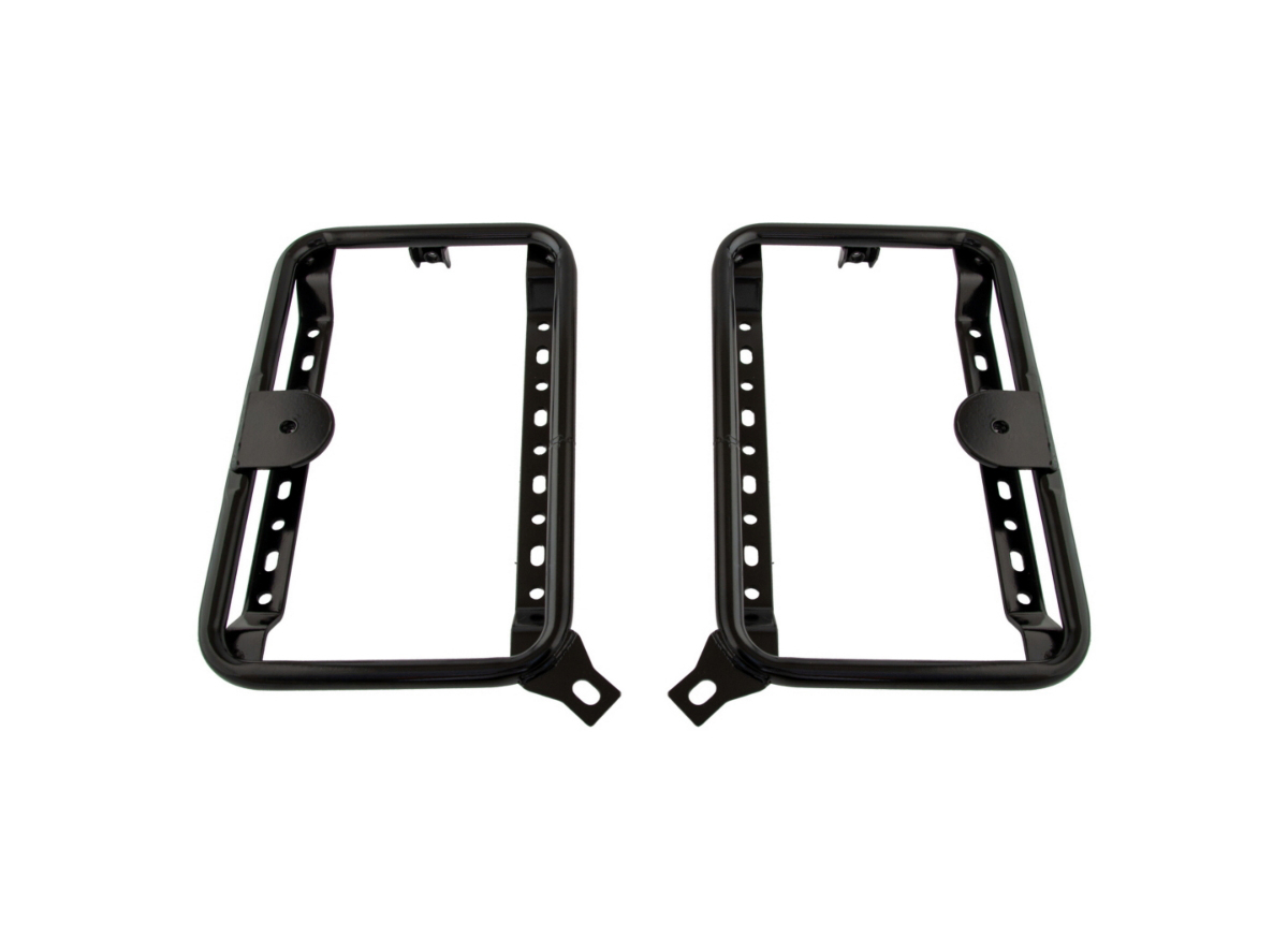Set bočnih kofera za motor sivi sa univerzalnim nosačem 28L 60X33X39CM