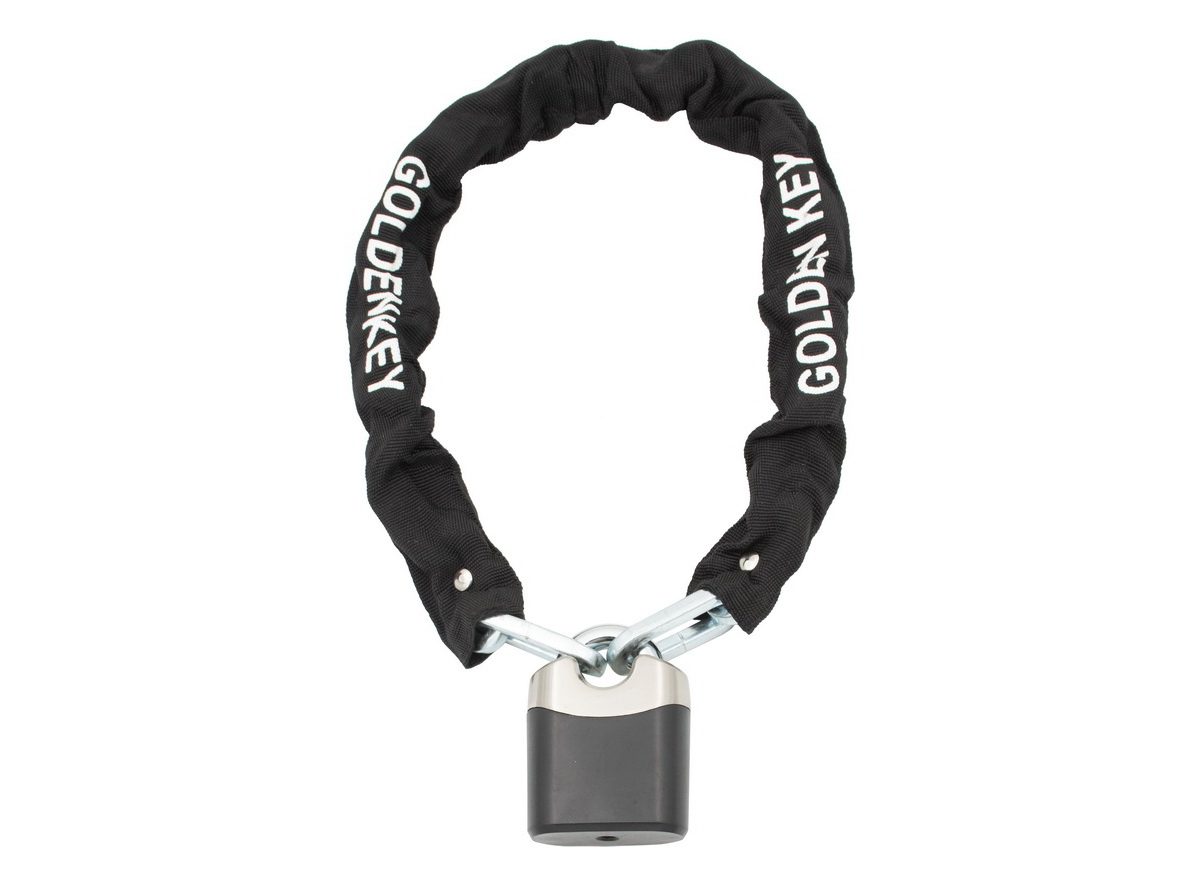 Brava lanac na katanac crna 8x800 mm Golden key