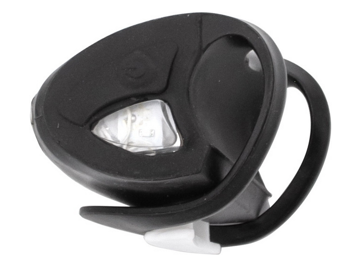 Treptač big silicone beli s pet    super svetlih dioda+dve crvene    bočne