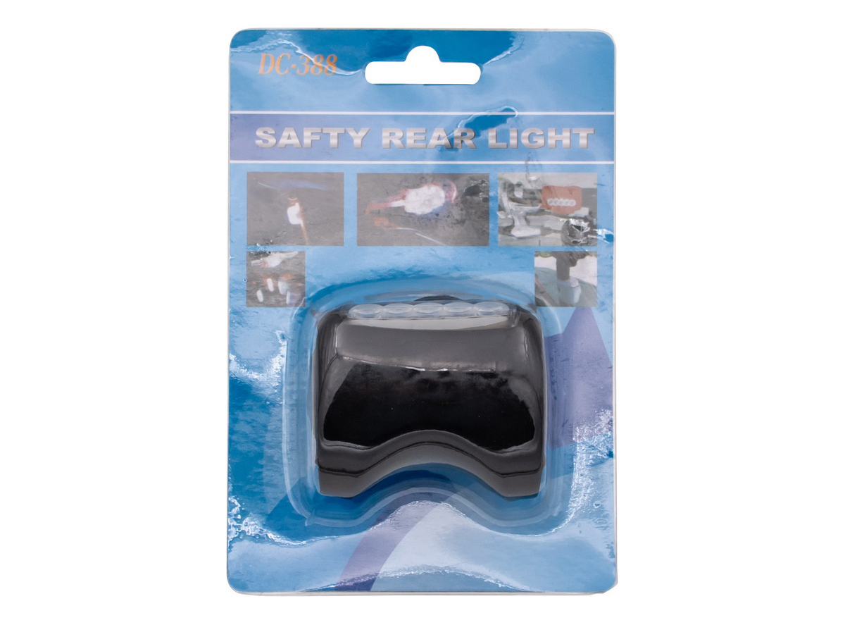 Treptač big silicone beli s pet    super svetlih dioda+dve crvene    bočne