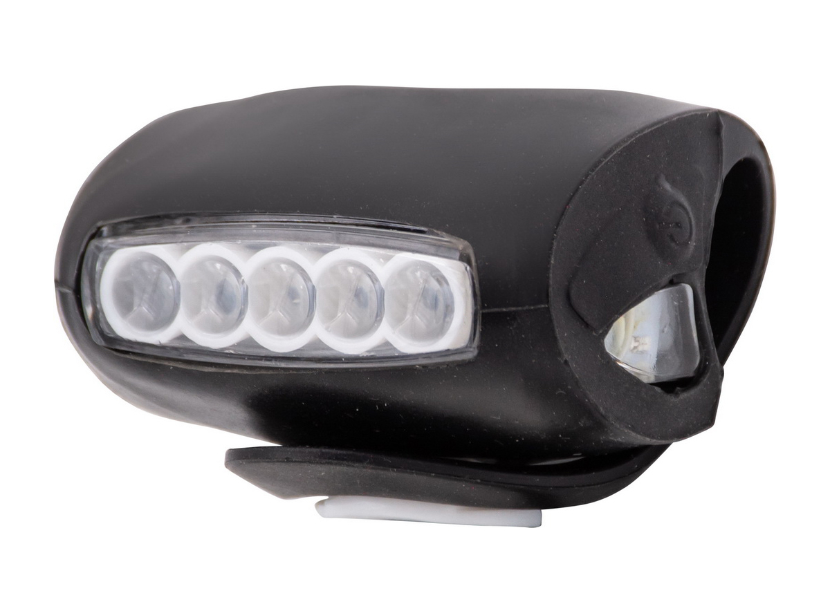 Treptač big silicone beli s pet    super svetlih dioda+dve crvene    bočne