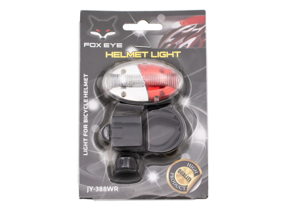 Lampa za kacigu belo crvena