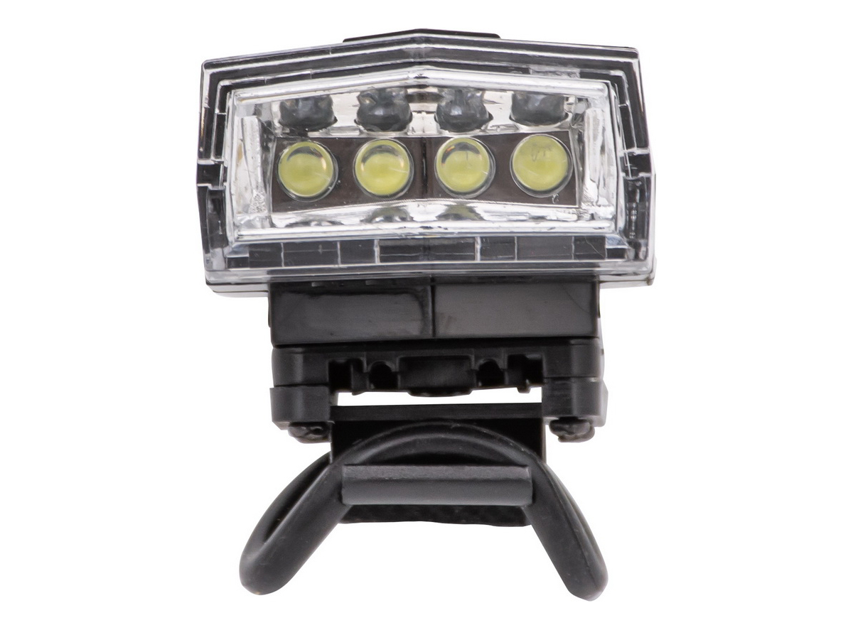 Lampa prednja crna 4 led diode script