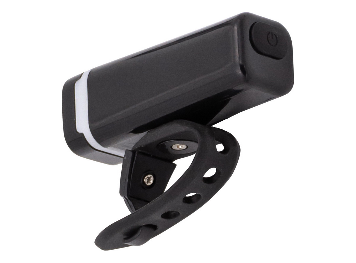 Lampa prednja zeebo 1w super bright white led crna