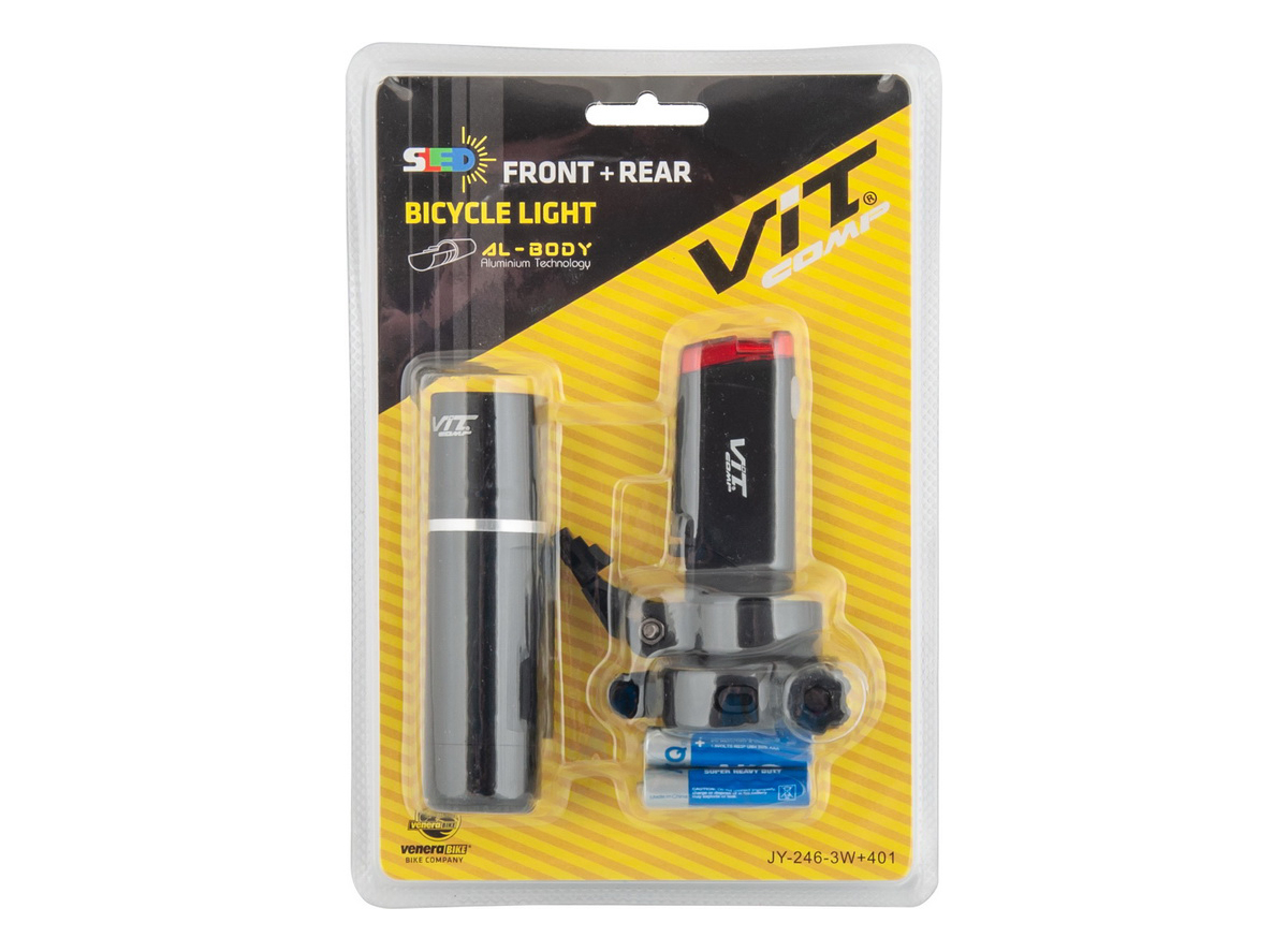 Lampa prednja i zadnja ridge set    blister