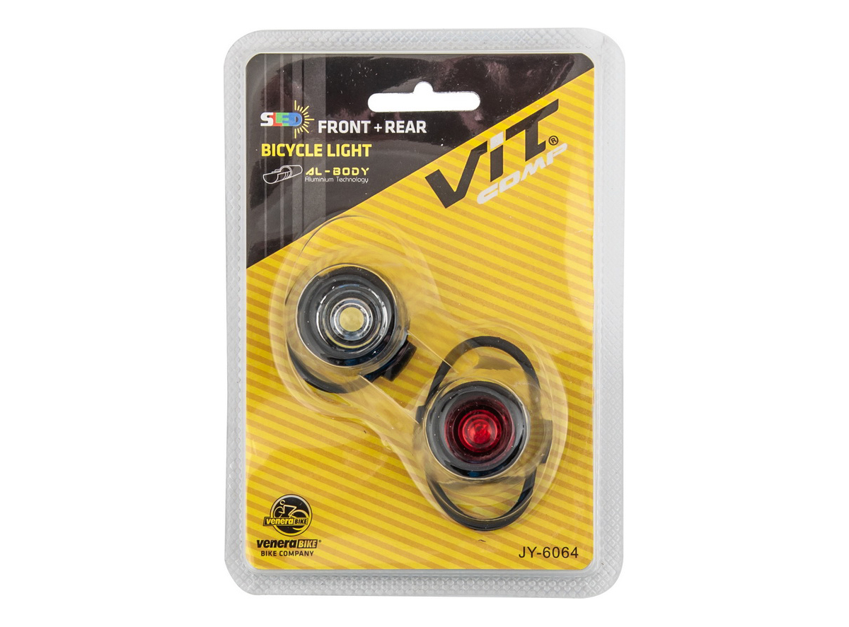 Treptač set solo alu white/red led